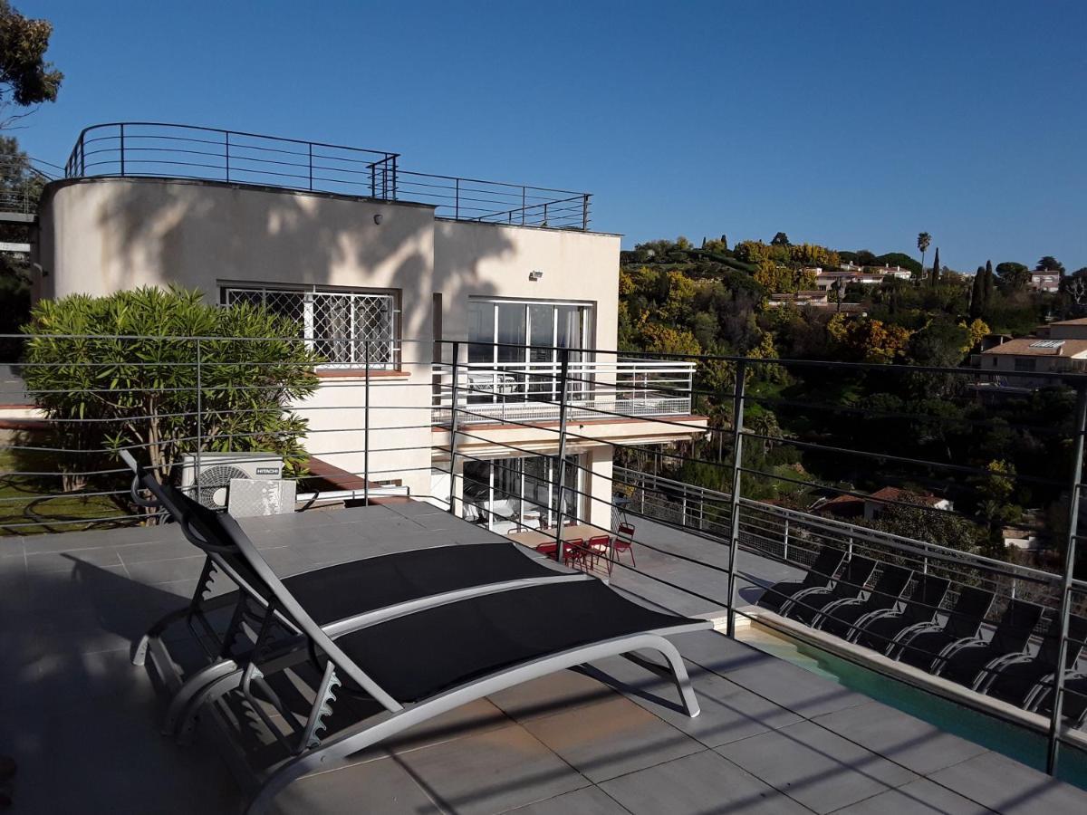 Villa Alamp#Supercannes #Golfejuan #Cannes #Mediterraneanpanoramicview #Piscine #Rooftop # Verymodern #Openliving #Closebeach #Closecapantibes Vallauris Εξωτερικό φωτογραφία